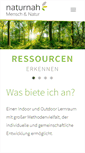 Mobile Screenshot of naturnah-sha.de