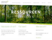 Tablet Screenshot of naturnah-sha.de